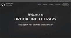 Desktop Screenshot of brooklinetherapy.com