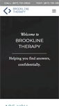 Mobile Screenshot of brooklinetherapy.com